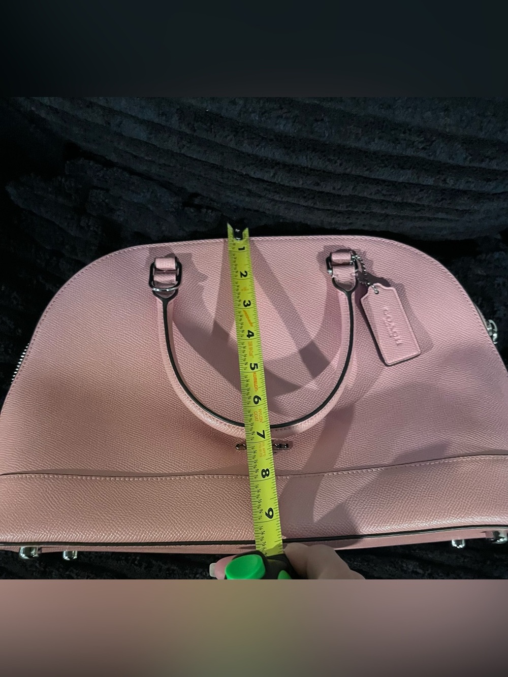 Coach Blush Pink Dome Satchel Handbag - Picture 5 of 7